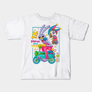 Pomni and jax The amazing digital circus Kids T-Shirt